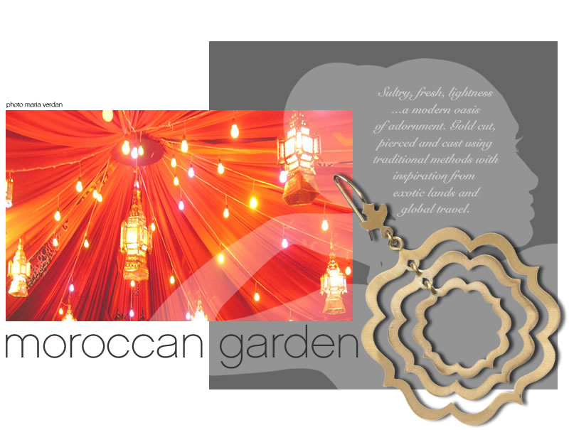 18kt fine jewelry moroccan garden collection